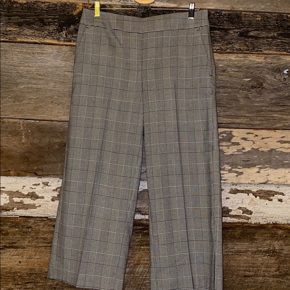 LOFT Pants - NWT! Loft Plaid Menswear Inspired Crop Pants